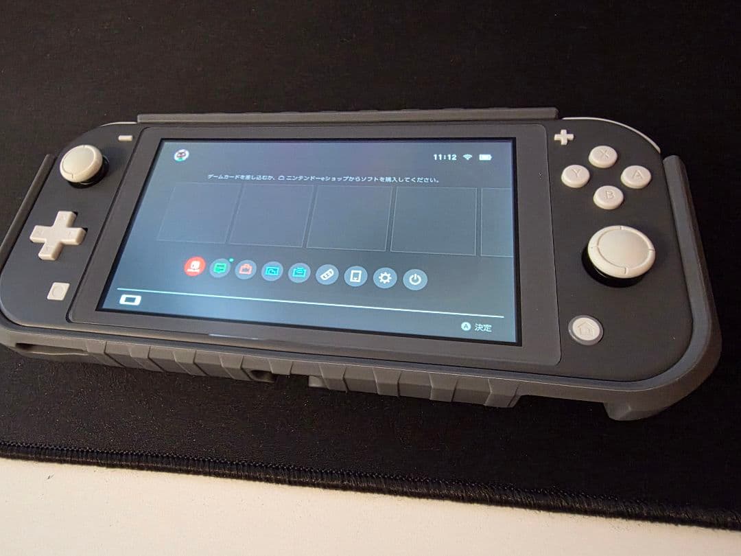 Nintendo Switch Lite グレー 本体プロテクトカバー、フィル