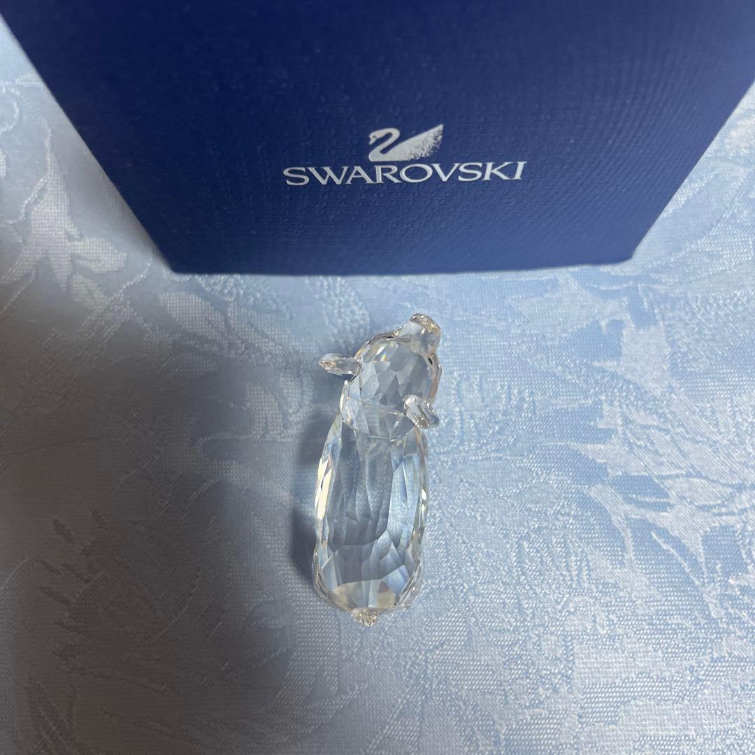 スワロフスキー 希少Swarovski 子ぶた 置物 子ブタ 希少 美品