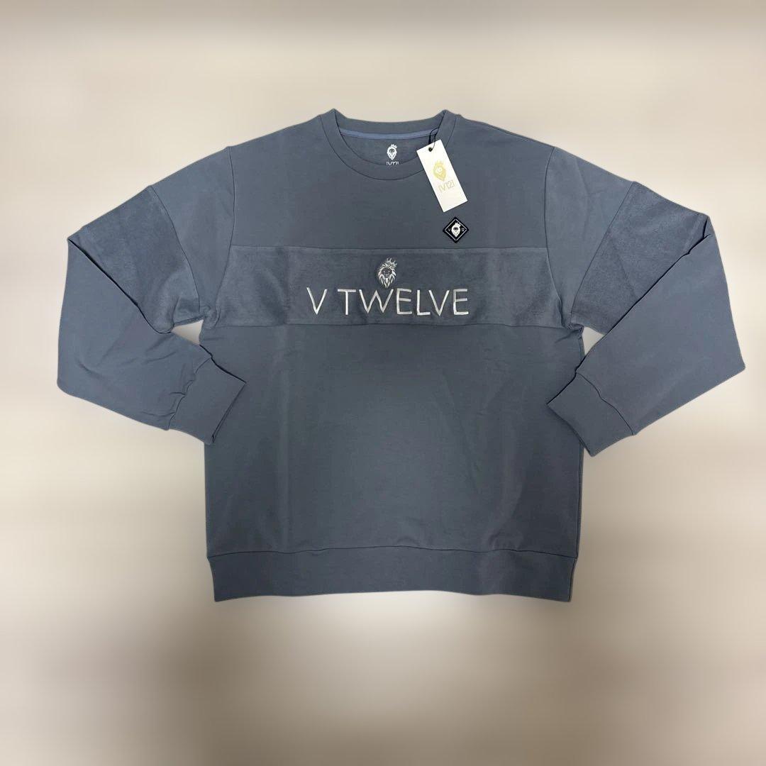 新品】V TWELVE メンズ トレーナー ブルー