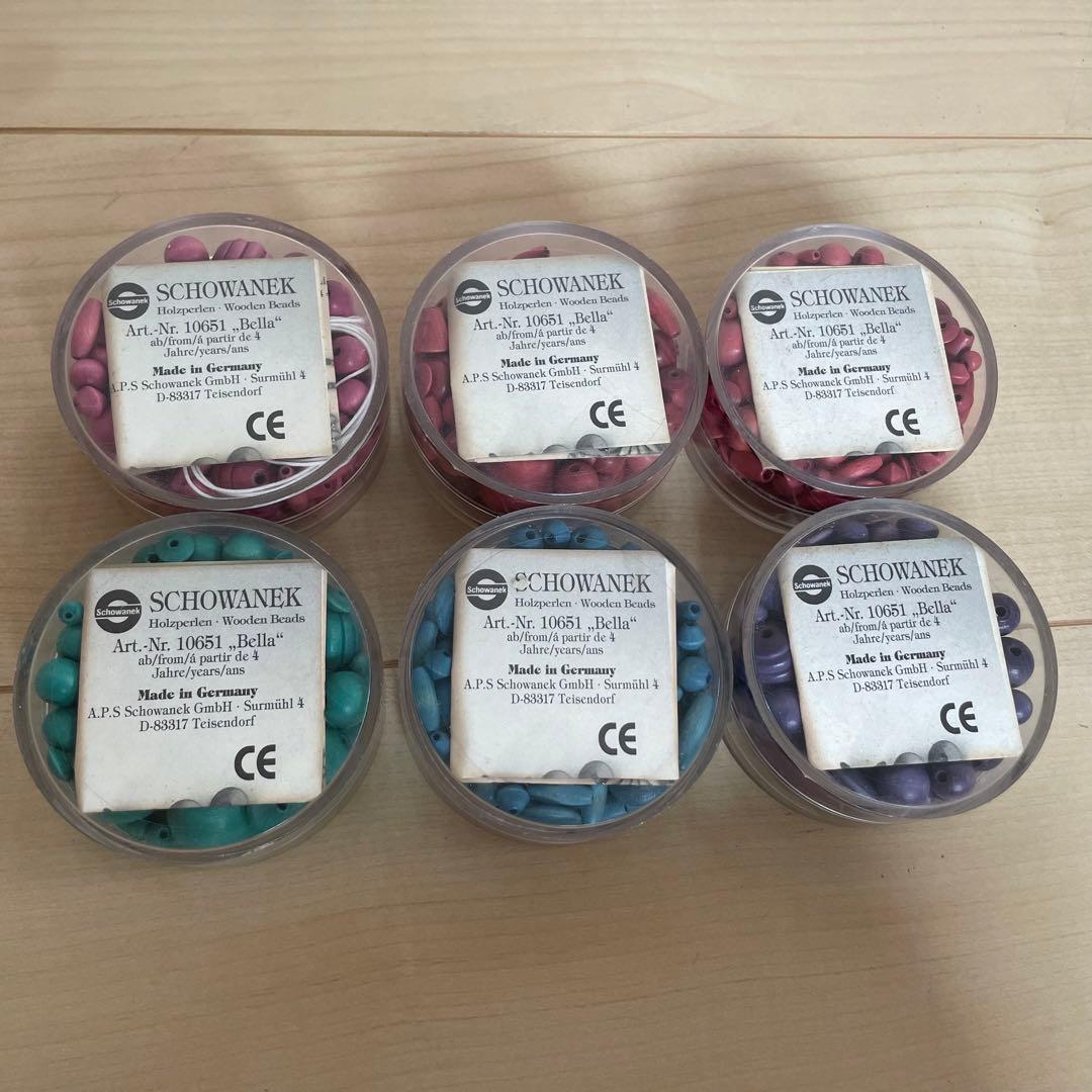 ジョバネック ドイツ製 木製ビーズ ウッドビーズ ニキティキ