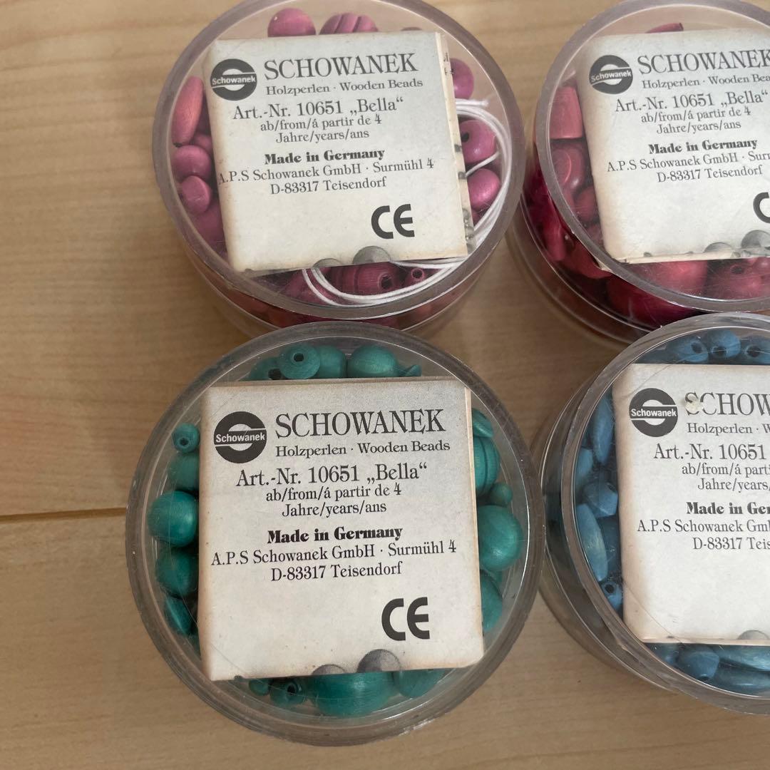 ジョバネック ドイツ製 木製ビーズ ウッドビーズ ニキティキ