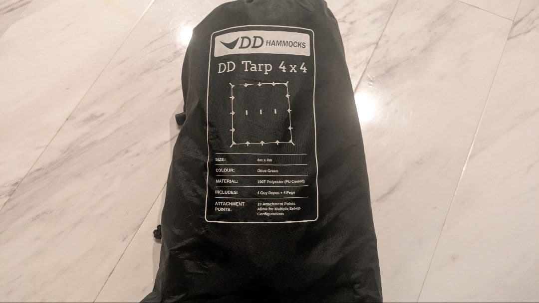 DD Tarp 4x4 オリーブグリーン Amazon | DD Hammocks DD タープ 4×4 (オリーブグリーン) | DD