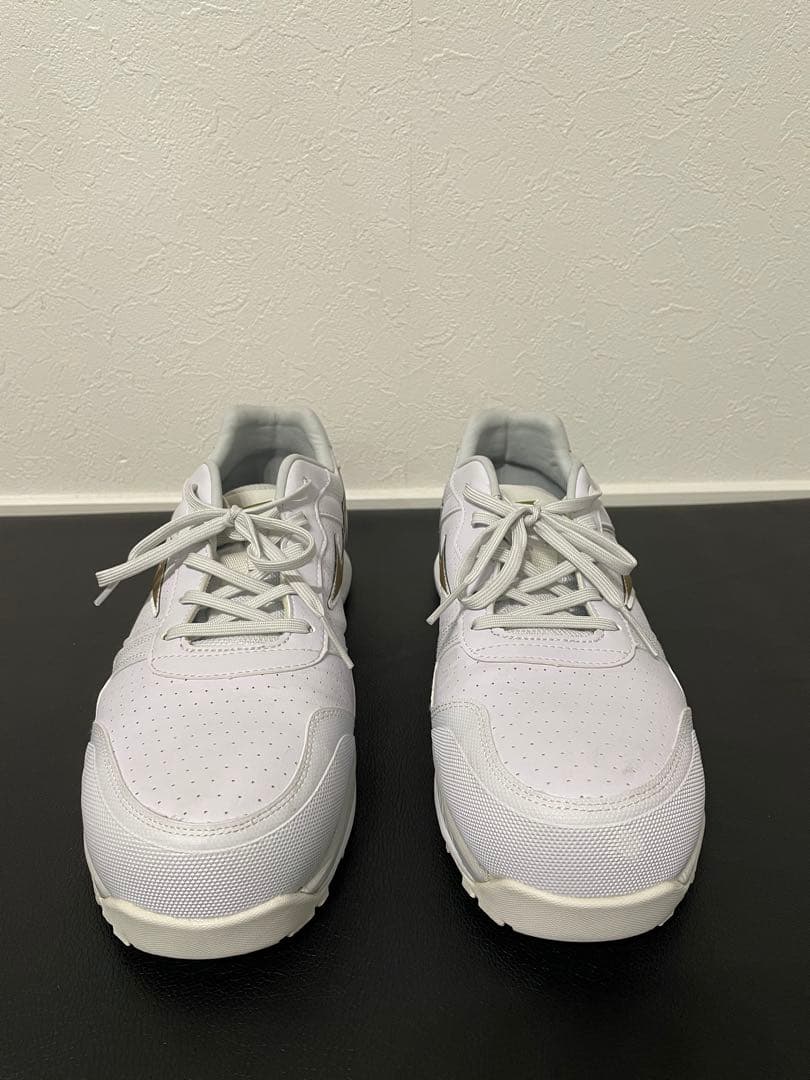 Mizuno 安全靴 ホワイト/ゴールド HW11L MIZUNO