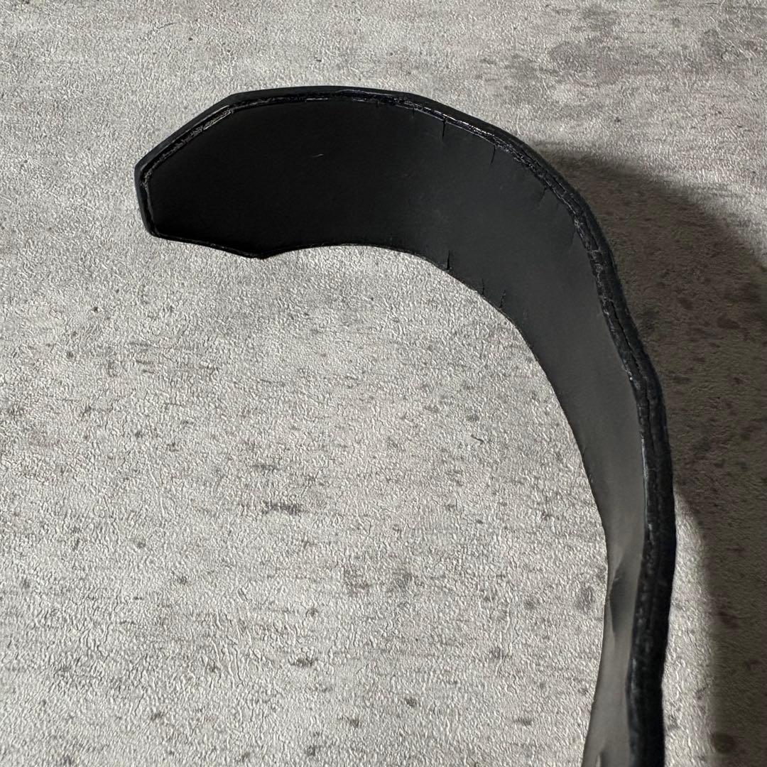 y2k VIVIENNE TAM レザー ベルト 双龍 ドラゴン スタッズ 黒 - メルカリ