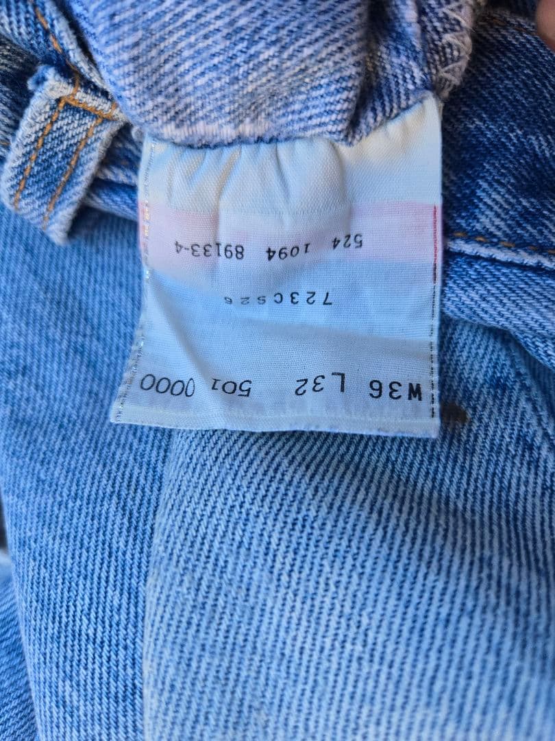 USA製】94年製 Levi's 501 W36 L32 刻印524 濃淡落ち - メルカリ