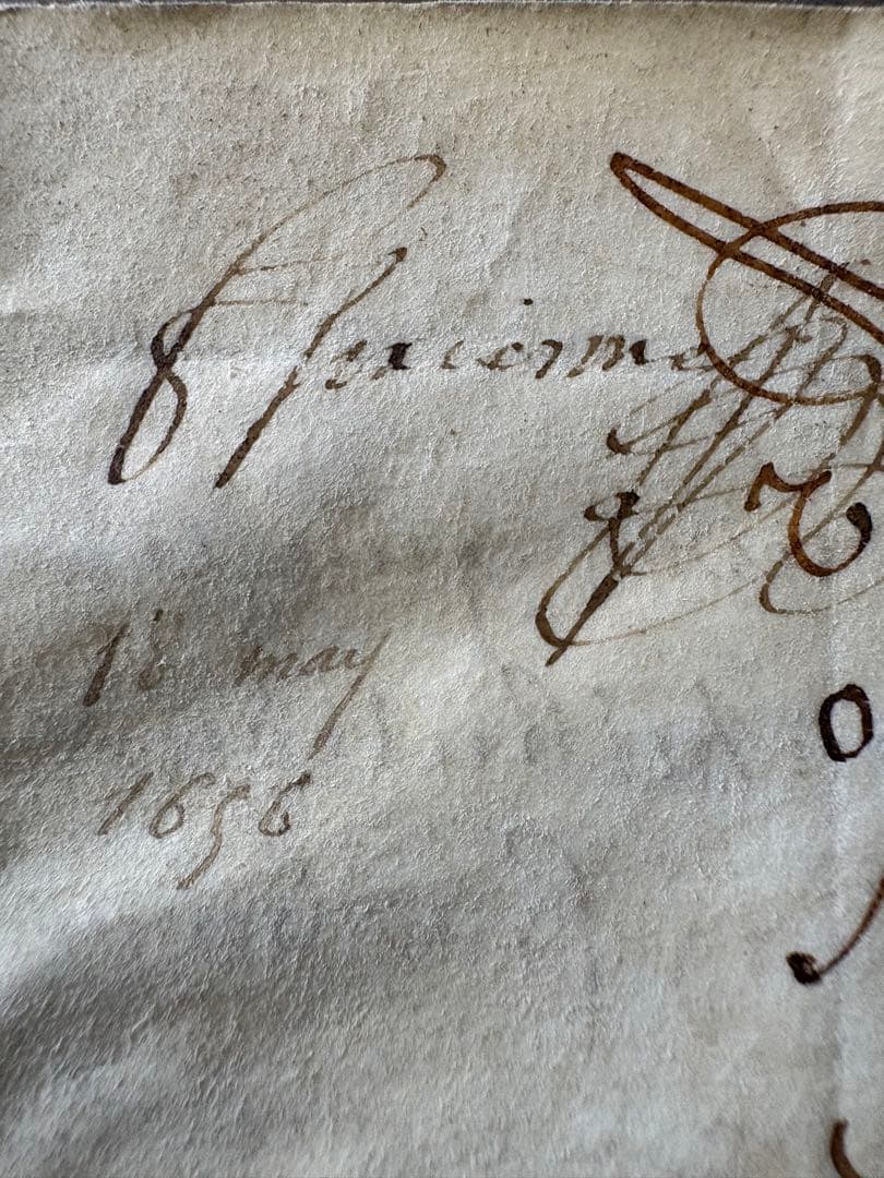 アンティーク】羊皮紙 全12ページ綴1656年フランス 古文書