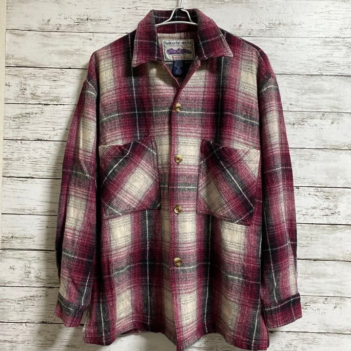 古着 カートコバーン オンブレ NIRVANA ネルシャツ 木村拓哉