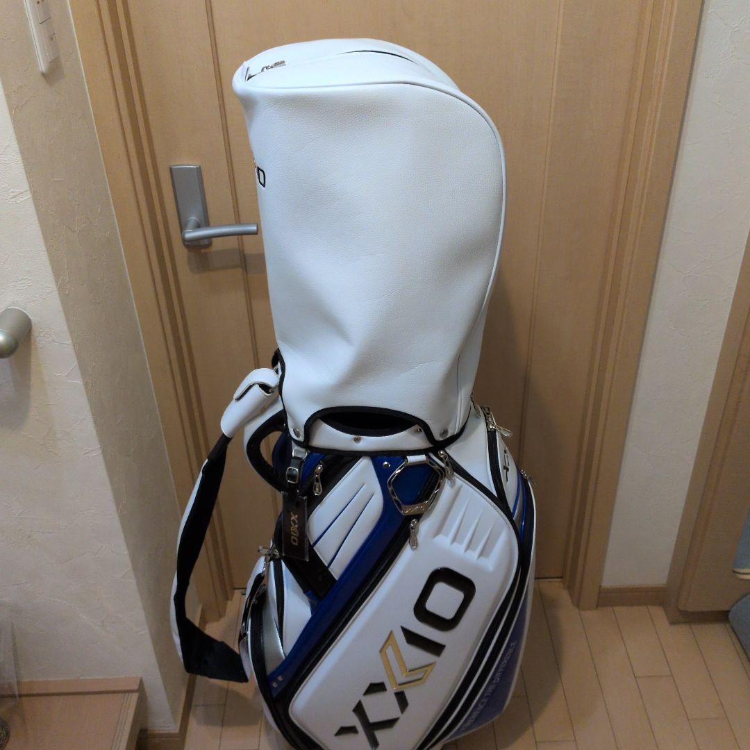 XXIO XXIO キャディバッグ ホワイト/ブルー 2024年レプリカモデル