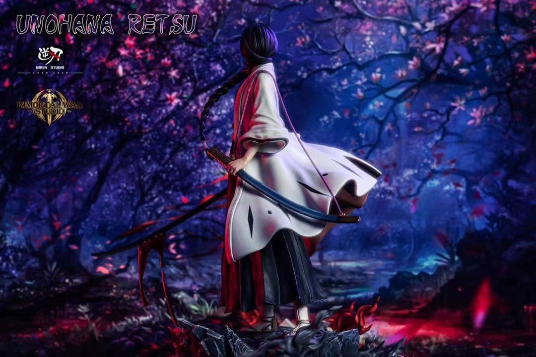 BLEACH 黒衣少年図 卯ノ花 烈 ガレージキット スタチュー③