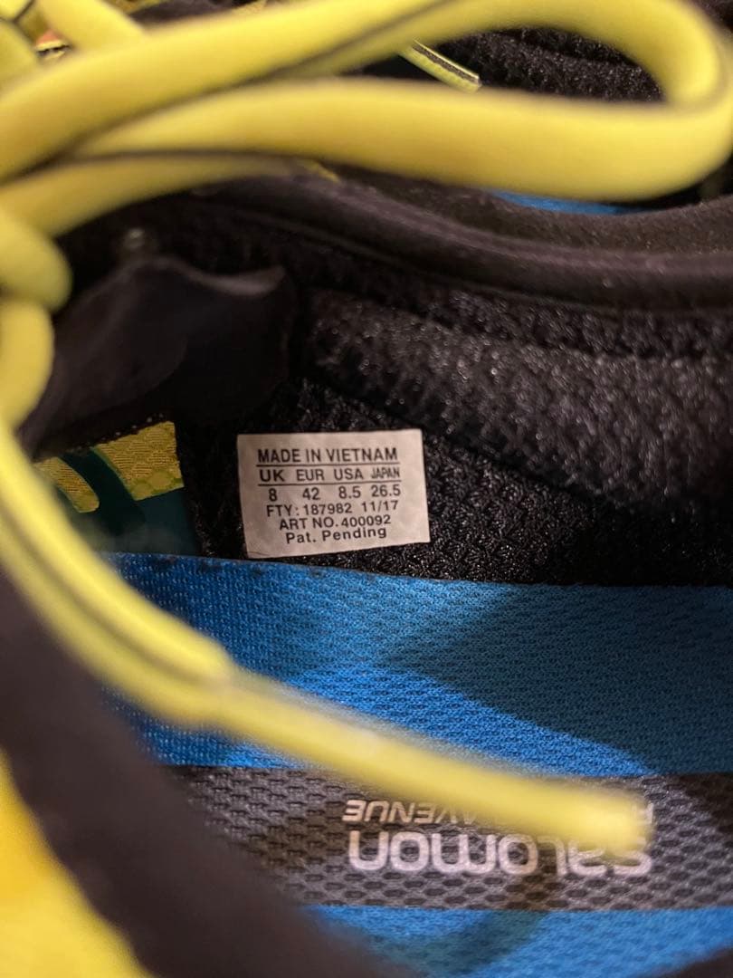 サロモン　Salomonランニングシューズ　イエロー　26.5cm