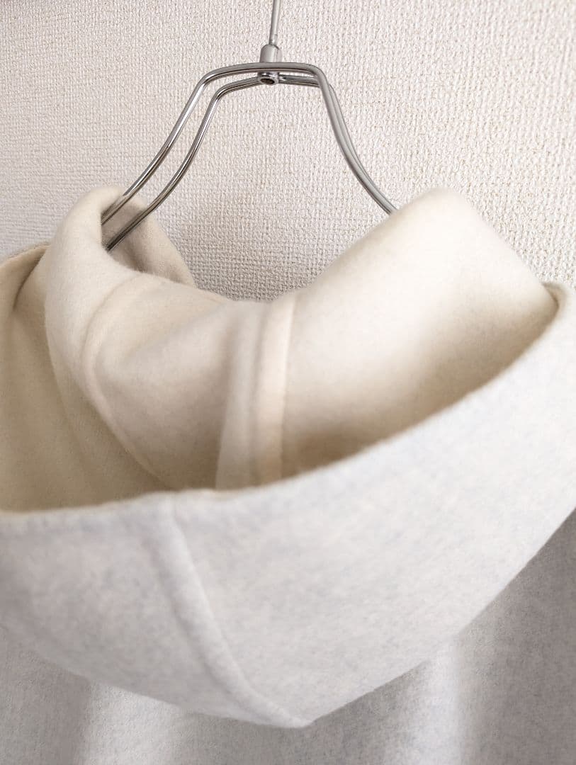 良品】Tomorrowland Wフェイスウールマントコート 薄グレー ☆値下げ