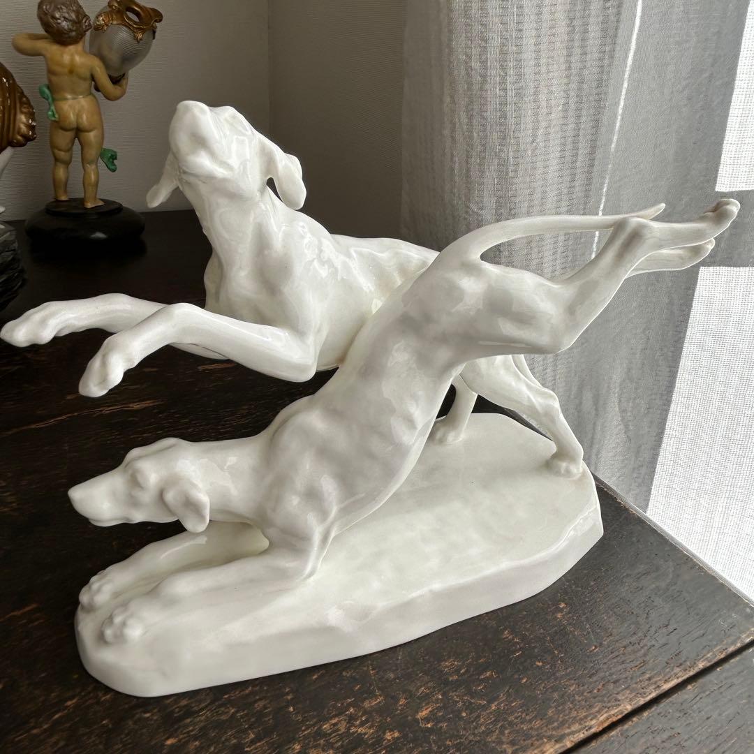 ノリタケ ボーンチャイナ 狩猟犬のフィギュリン consterior.com