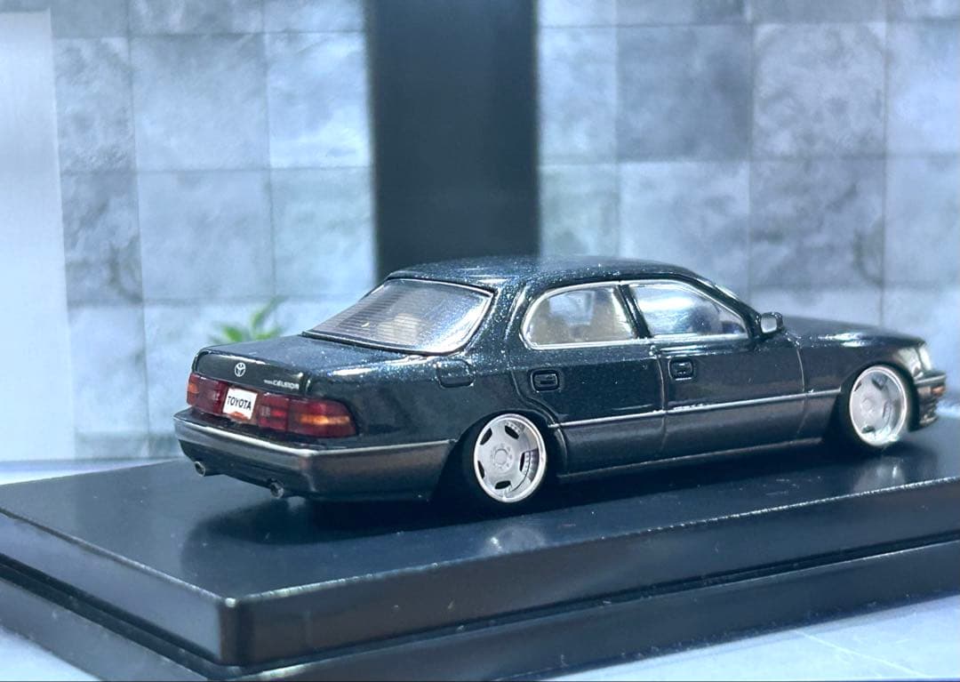 日本の名車コレクション 1/64 トヨタ セルシオ 改造 ミニカー 改