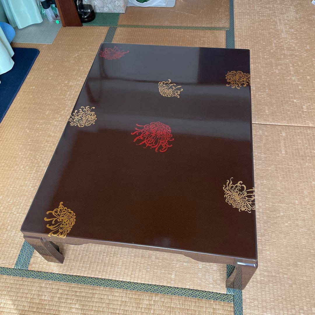 津軽塗(七々子塗)　テーブル　座卓 TBW-2301] 座卓 | 津軽塗たなか オンラインストア