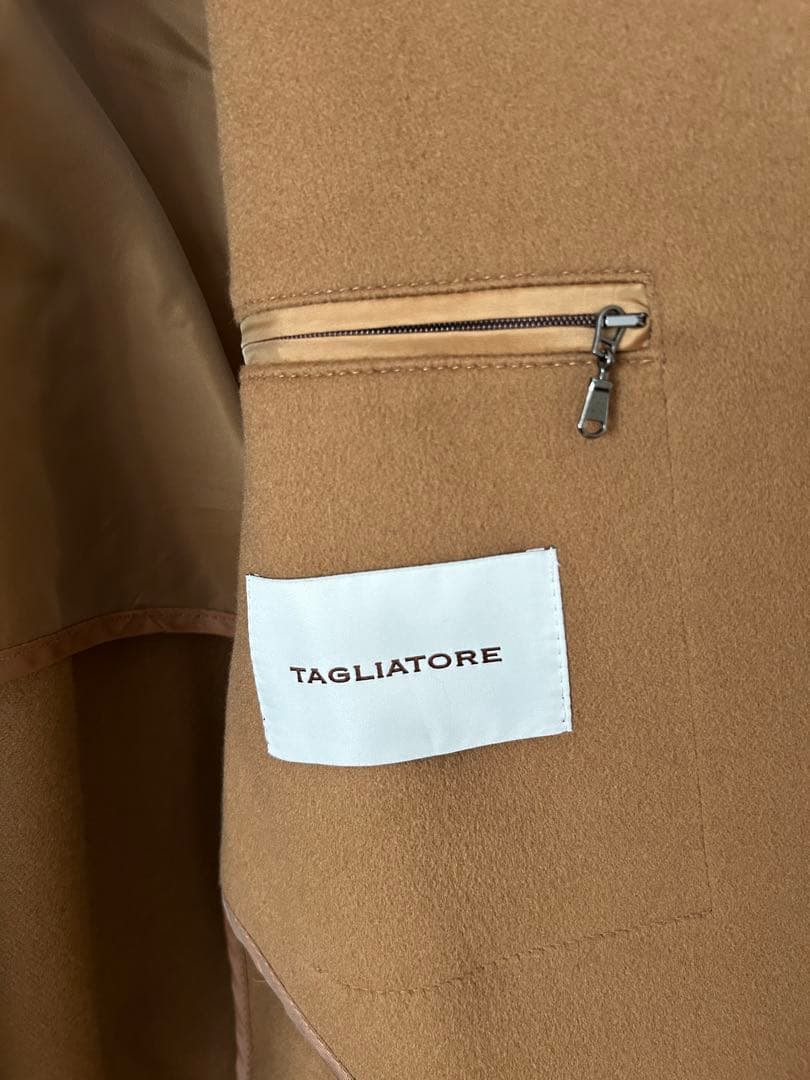 キック様専用 TAGLIATORE カシミヤウールコート ベルト付き サイズ50の