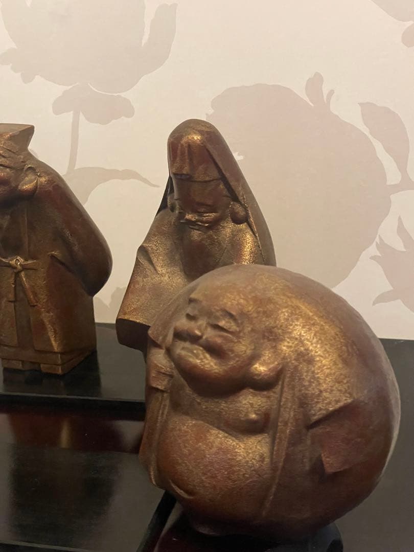 美品 高級 鉄製 七福神 鉄製置物 7体セット 高級七福神 - メルカリ