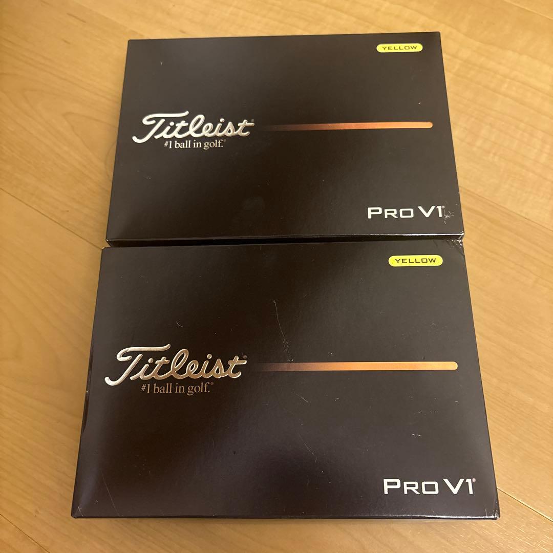 Titleist Pro V1 イエローゴルフボール 2ダース Amazon.co.jp: TITLEIST(タイトリスト) PRO V1 23 イエロー ゴルフ
