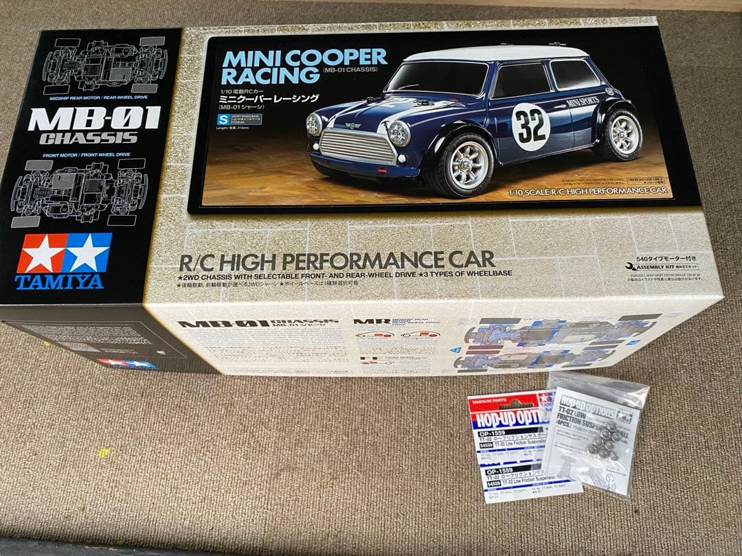 タミヤ 1/10RC ミニクーパーレーシング (MB-01シャーシ)オマケ付き タミヤ 1/10RC ミニクーパーレーシング (MB-01シャーシ)オマケ付き