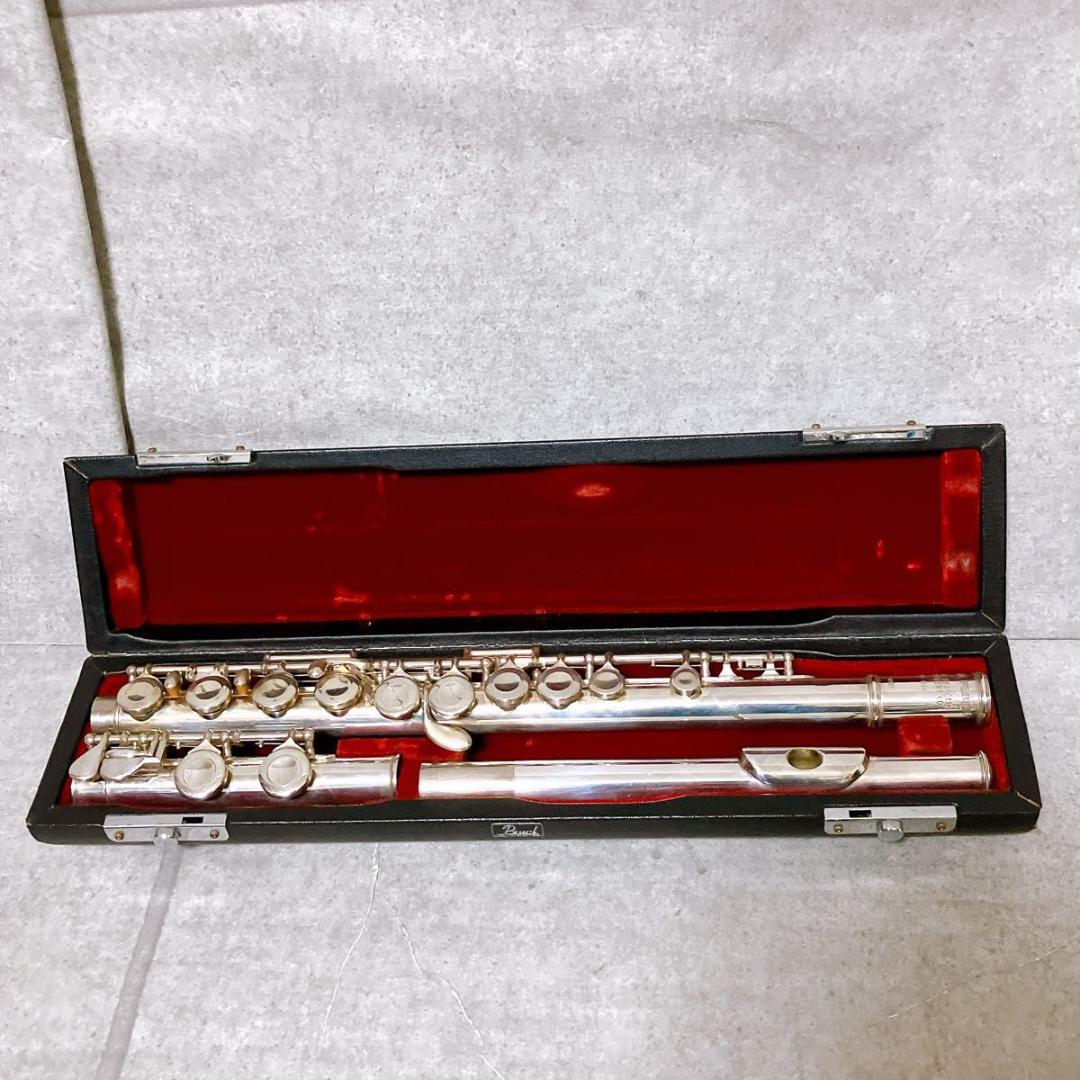 PEARL フルート PF-501 Eメカ 銀製 シルバー ハードケース付