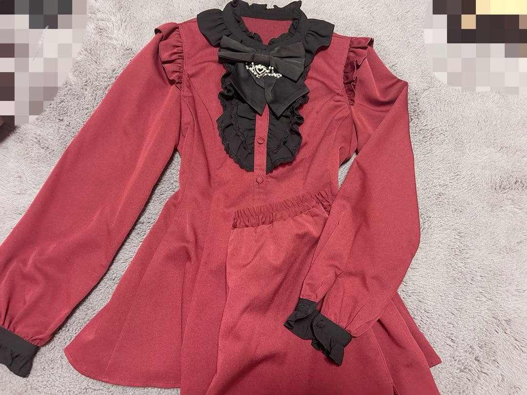 SecretHoney シークレットハニー シーハニ セットアップ ワインレッド