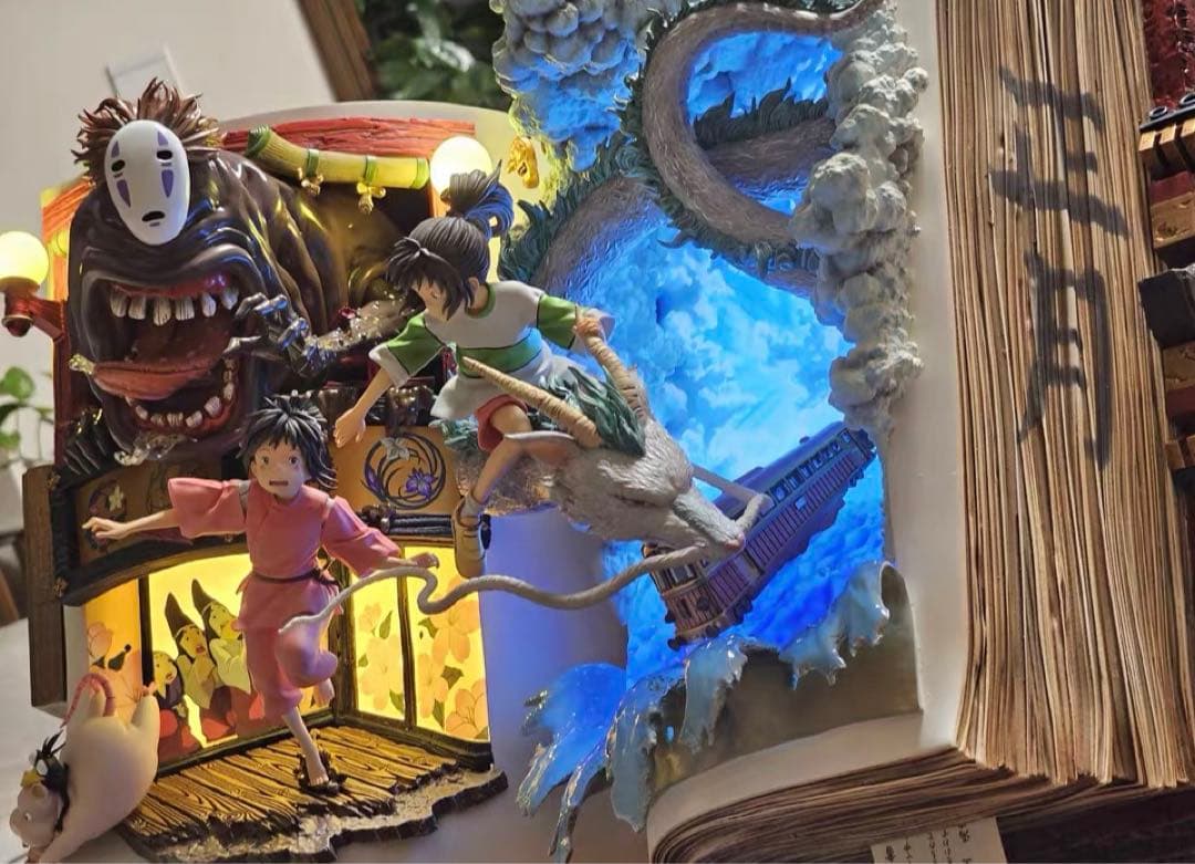 千と千尋の神隠し 千尋 大サイズ フィギュアガレージキット 塗装済み完成品