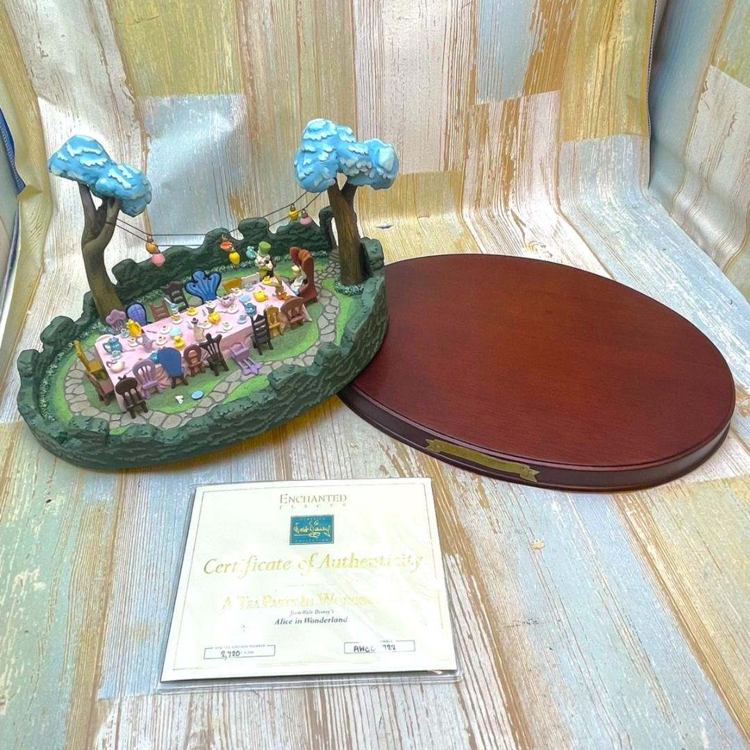 激レア☆WDCC 不思議の国のアリス ティーパーティー フィギュア お茶会