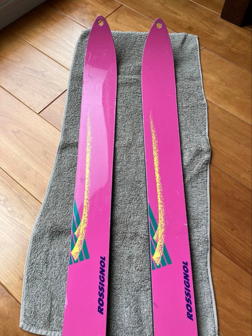 山スキー　ロシニョール/ネパール 180cm、シール、ストックリング付き 山スキー ロシニョール/ネパール 180cm、シール、ストックリング付き