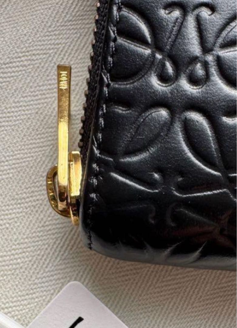 LOEWE 199ブラックレザー 長財布 - 小物アウトレット 価格 通販