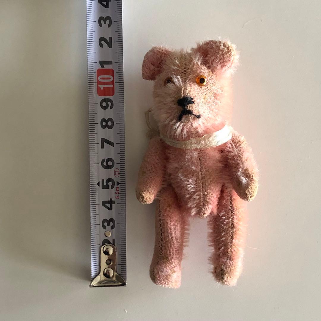 専用 ヴィンテージ ピンク テディベア 約15cm