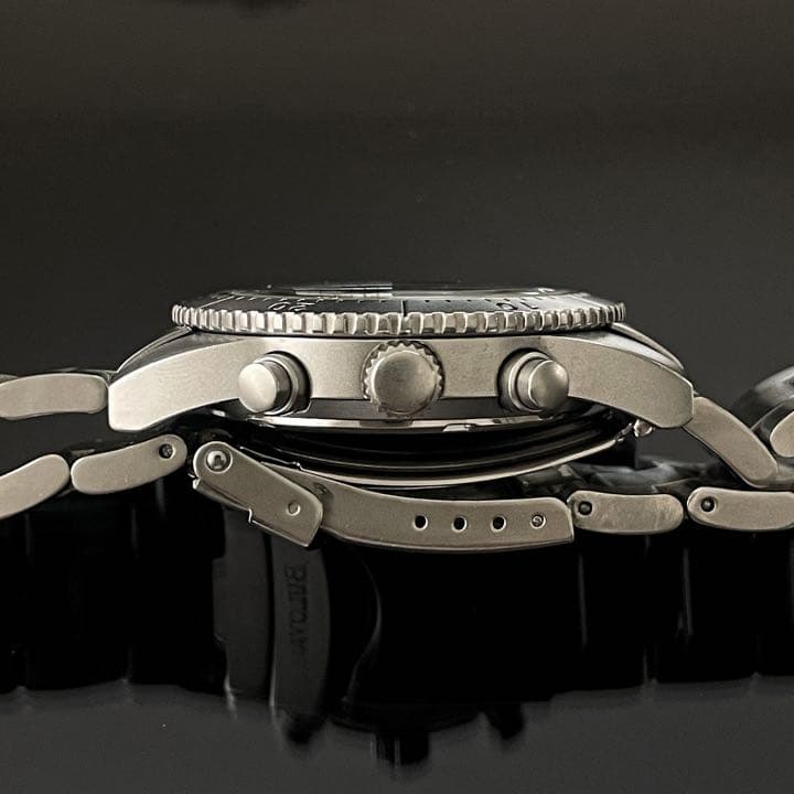 電池交換済み】BULOVA ブローバ クロノグラフ Ref.BVD103 黒 - メルカリ