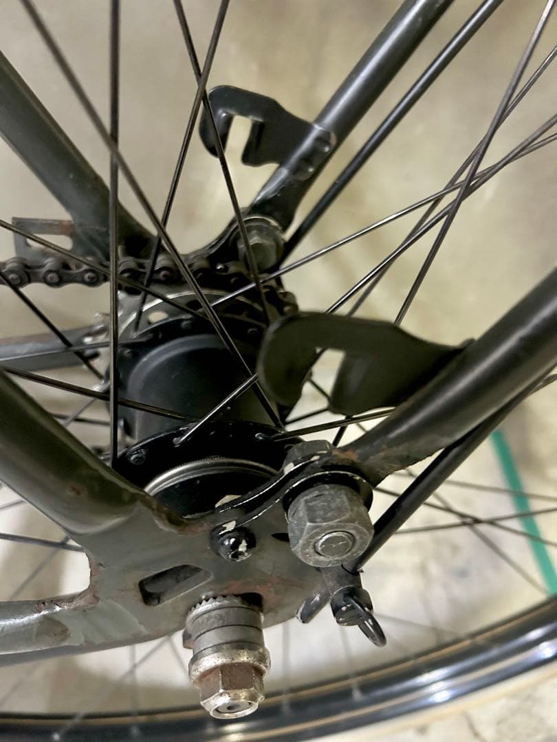 1960年代スウェーデン軍物】貴重なupdateされ動くアンティーク自転車