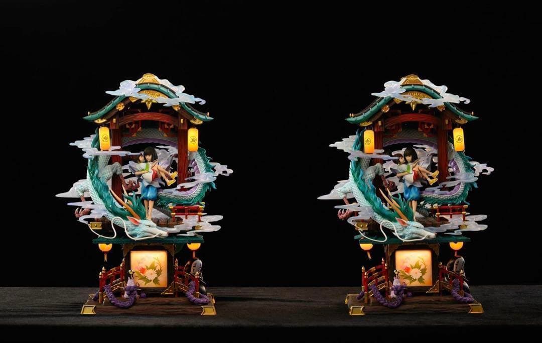 荻野・千尋 & ハク 千と千尋の神隠し フィギュア ガレージキット