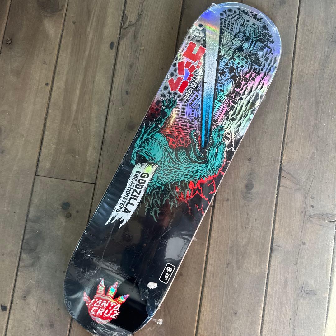 Santa Cruz ゴジラ限定 スケボーデッキ 8.25インチ SANTA CRUZ×GOZILLA サンタクルーズ×ゴジラ スケートボード デッキ