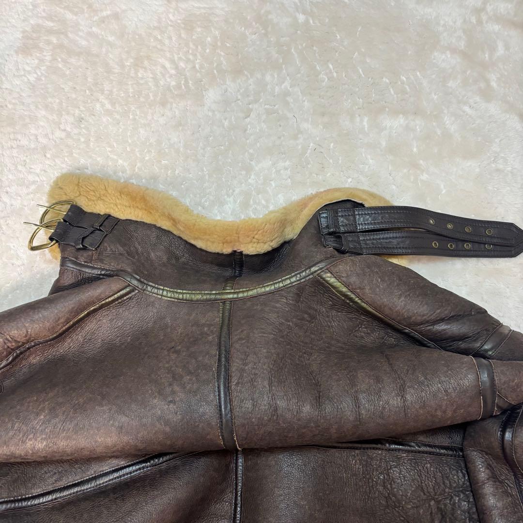 激レア・美品】B-3 ムートンフライトジャケットL 極厚 短丈 Y2K - メルカリ