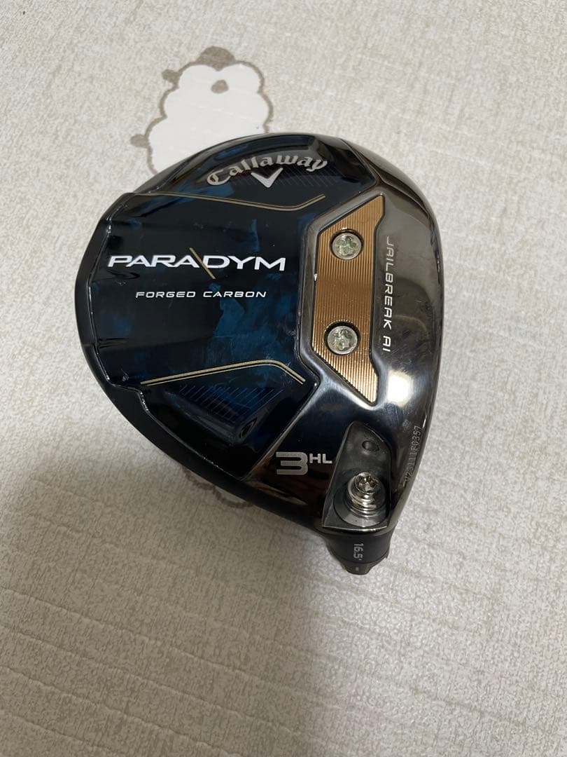 超美品パラダイムAIスモーク MAX フェアウェイウッド3HL ヘッドのみ