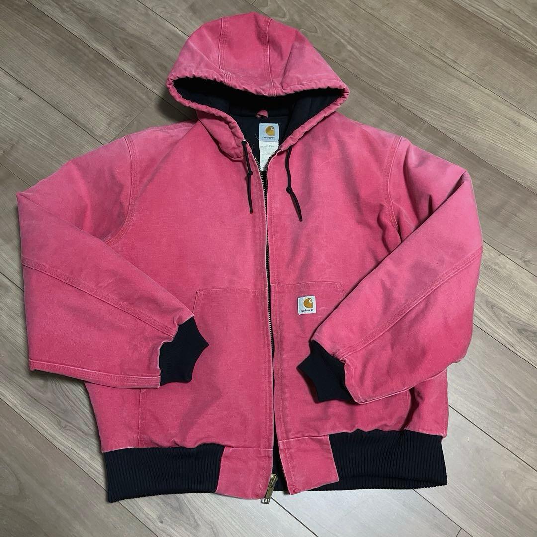 カーハート　アクティブジャケット　レアカラー　レッド 中古・古着通販】CarHartt (カーハート) アクティブジャケット レッド