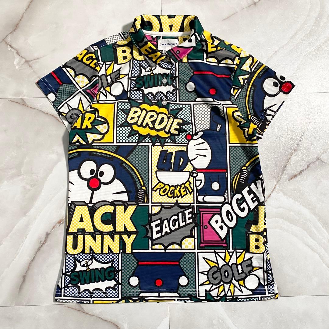 A16022 極美品 ジャックバニー×ドラえもん　マルチカラーポロシャツ　2 楽天市場】【PREMIUM OUTLET 50%超OFF】Jack Bunny!! by PEARLY GATES