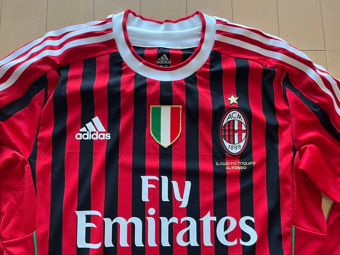 AC MILAN 11-12 H 長袖 選手支給品 ガットゥーゾ