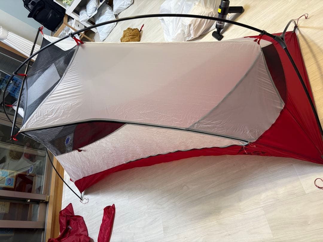 美品】MSR Hubba Hubba 1専用フットプリント付き 1人用