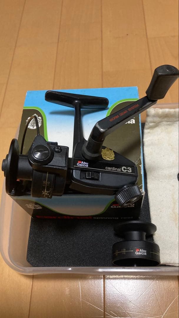 カーディナルC3 cardinal アブ ABU アンバサダー 箱袋予備スプールの