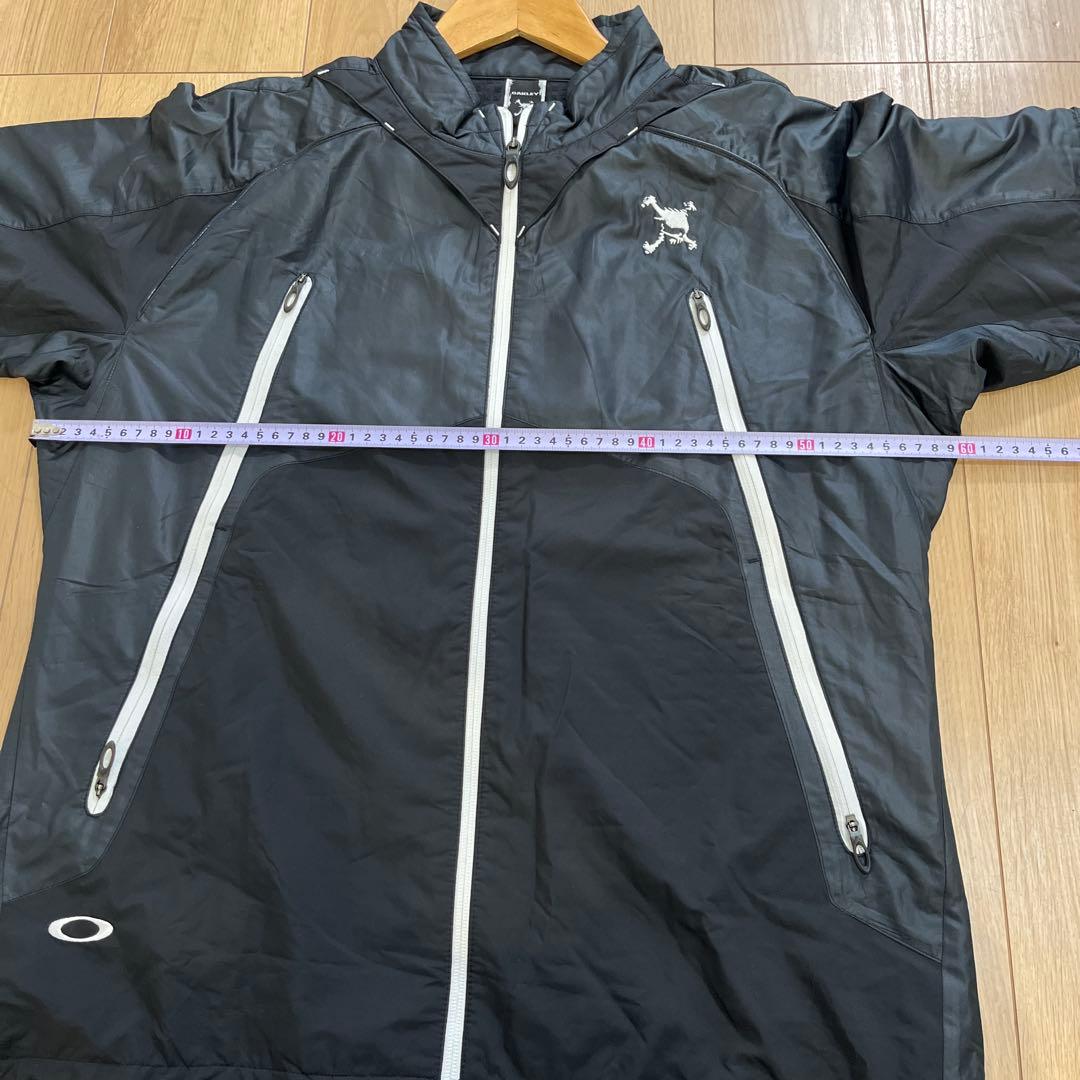 Oakleyオークリー スカル ブラック 黒ナイロン セットアップ 上下 XL