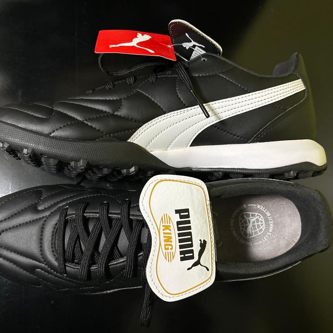 28.5cm 新品 PUMA KING TOP TT 107417-01 ②
