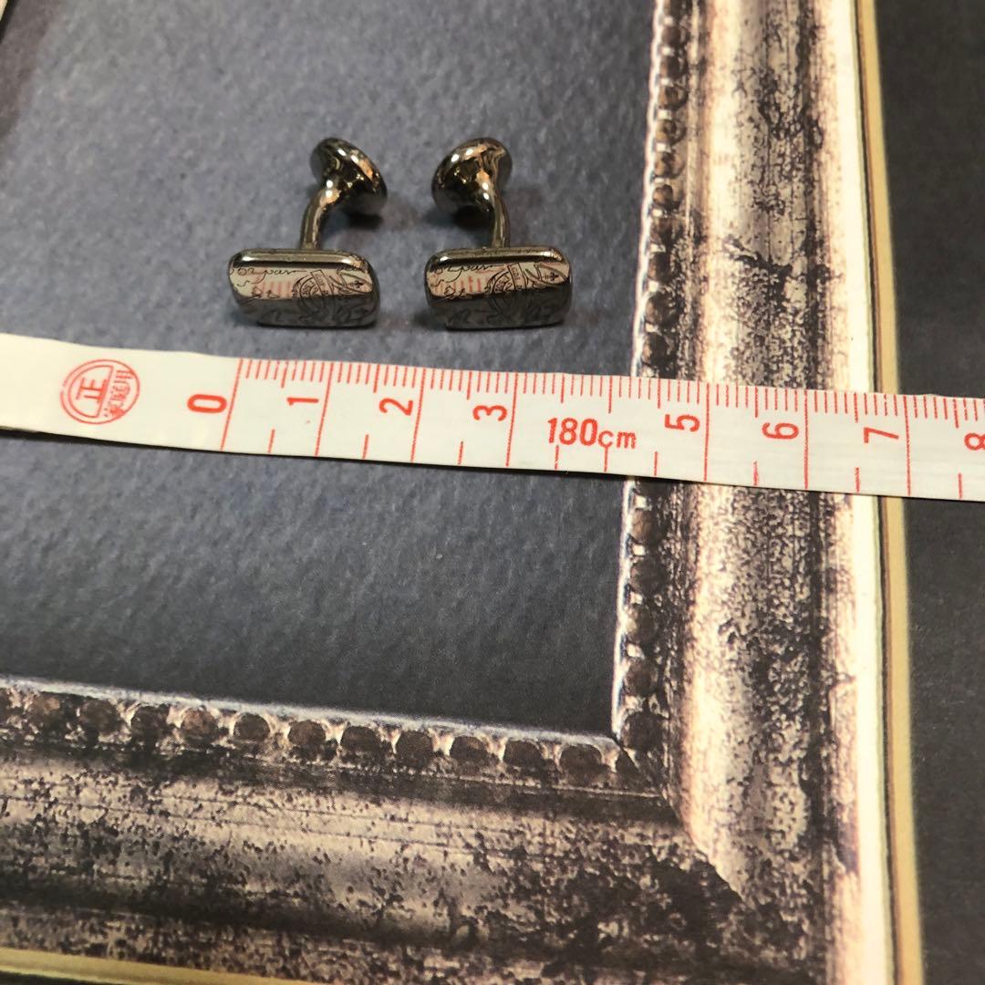 せるお様専用 美品】BERLUTI カリグラフィーカフリンクス シルバー