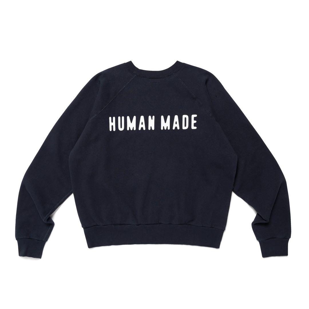 HUMAN MADE ネイビー トレーナー - メルカリ