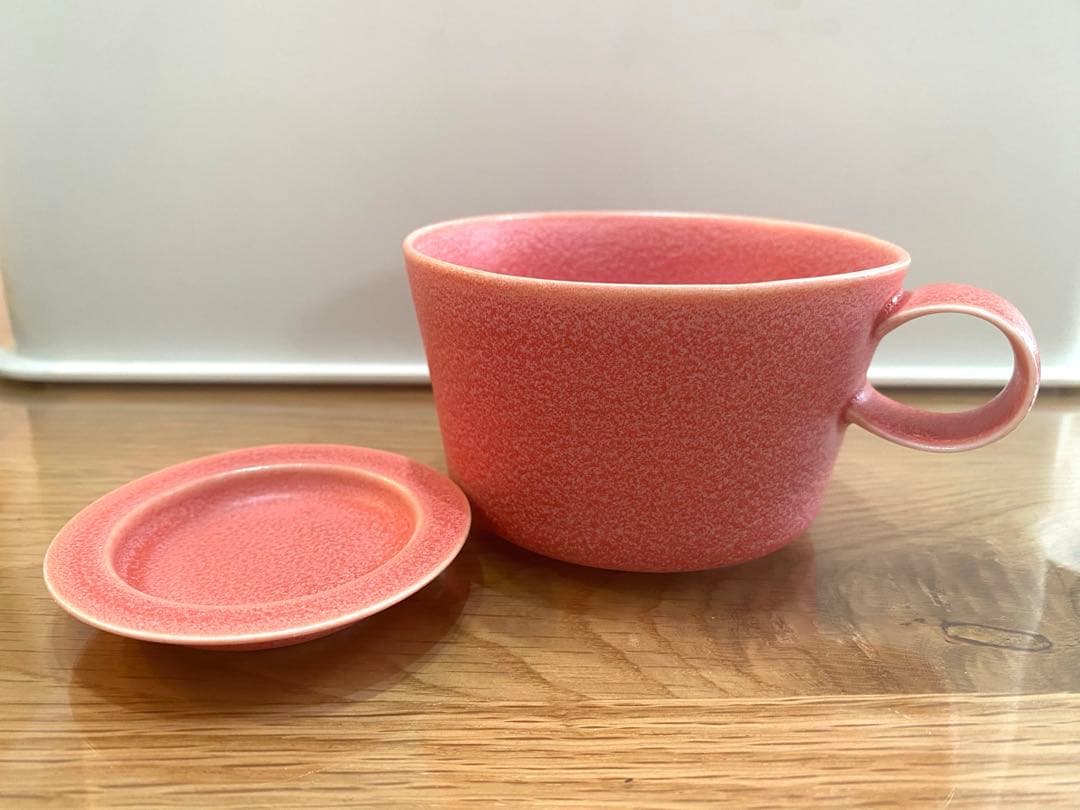イイホシユミコ アンジュール ピンク カップ 豆皿 - メルカリ