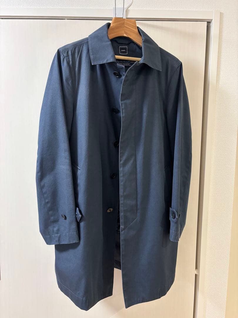 SHIPS x ロロピアーナ　ステンカラーコート セール】SHIPS: LORO PIANA FABRIC ストーム システム ステンカラー