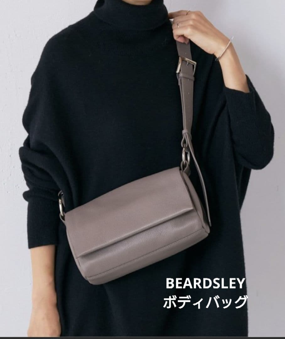 BEARDSLEY レザーボディバッグ　TAUPE ビアズリー BEARDSLEY ボディバッグ （taupe） -靴＆ファッション通販