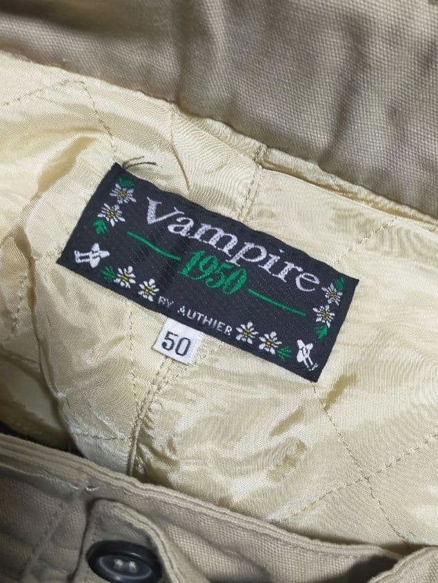 ヴィンテージ新品Vampire Authier1950 カーゴパンツ セット