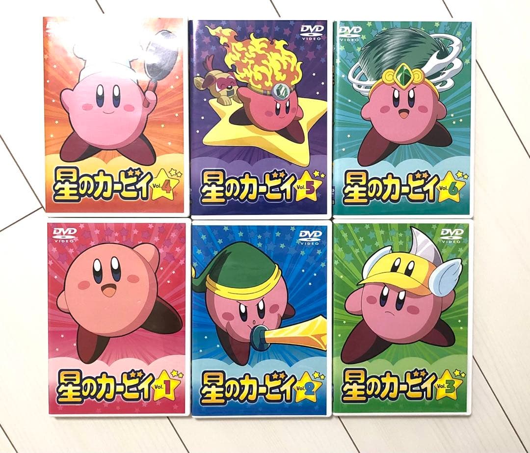星の カービィ 完全 生産 限定 アニメ DVD 6巻セット - メルカリ