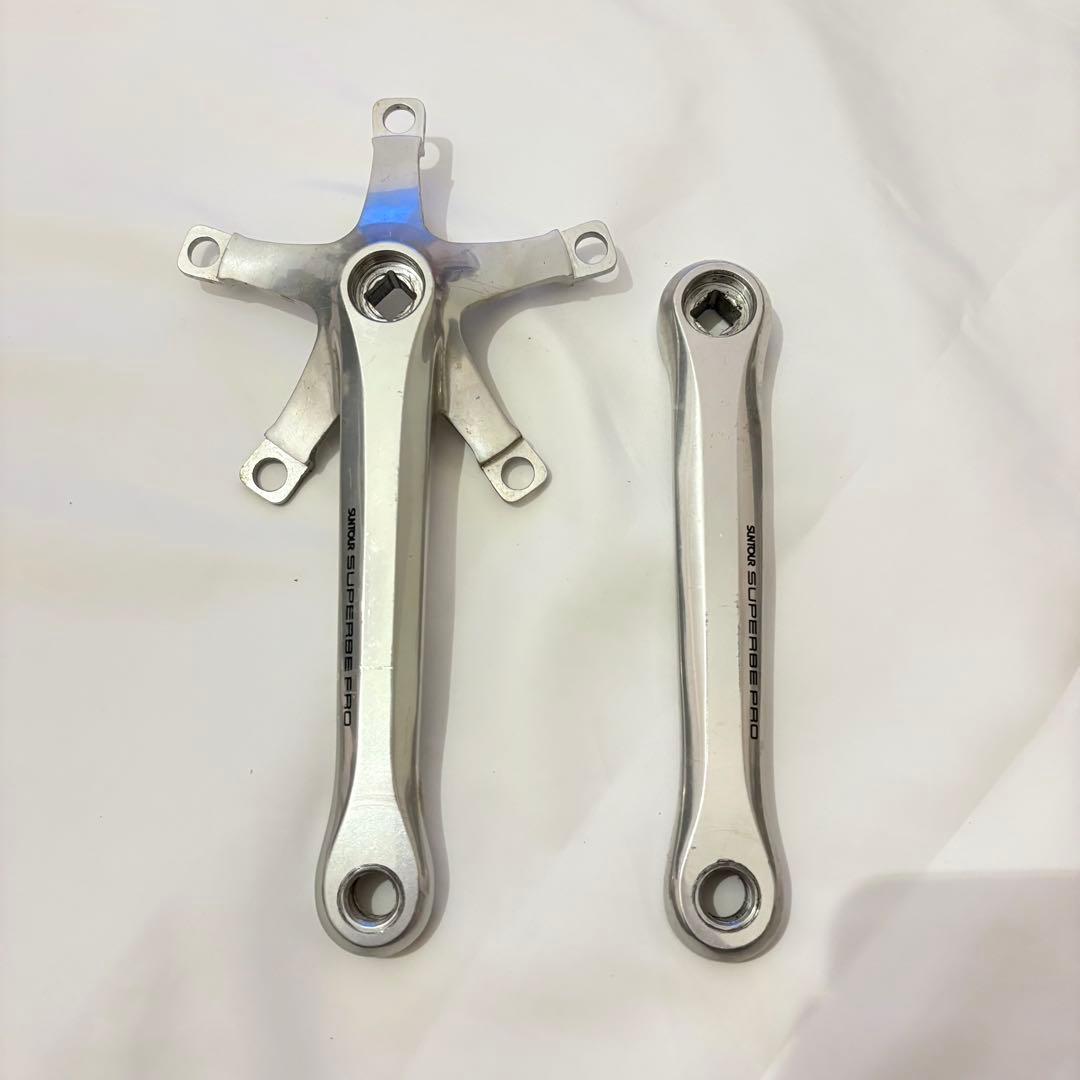 サンツアー シュパーブプロ クランク 175 今日の逸品47/サンツアー シュパーブプロ クランク : 旅からす本館